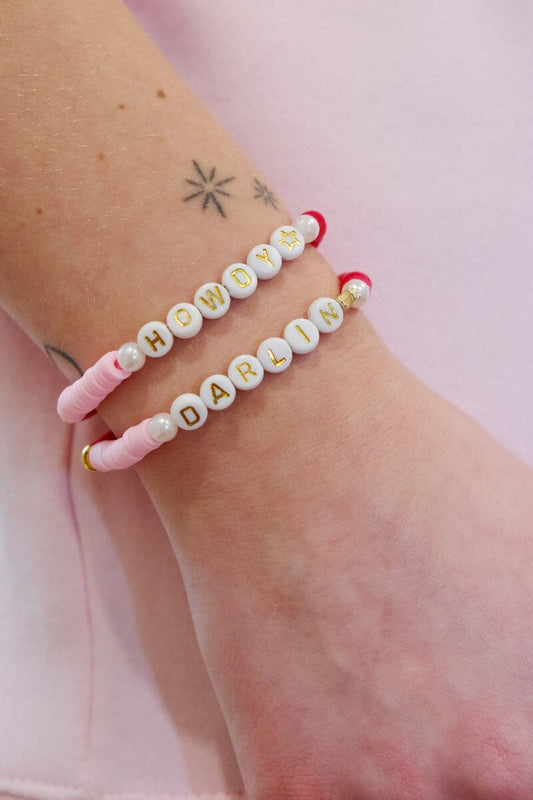 Howdy Inspirational Beaded Bracelet Bracelet mure + grand