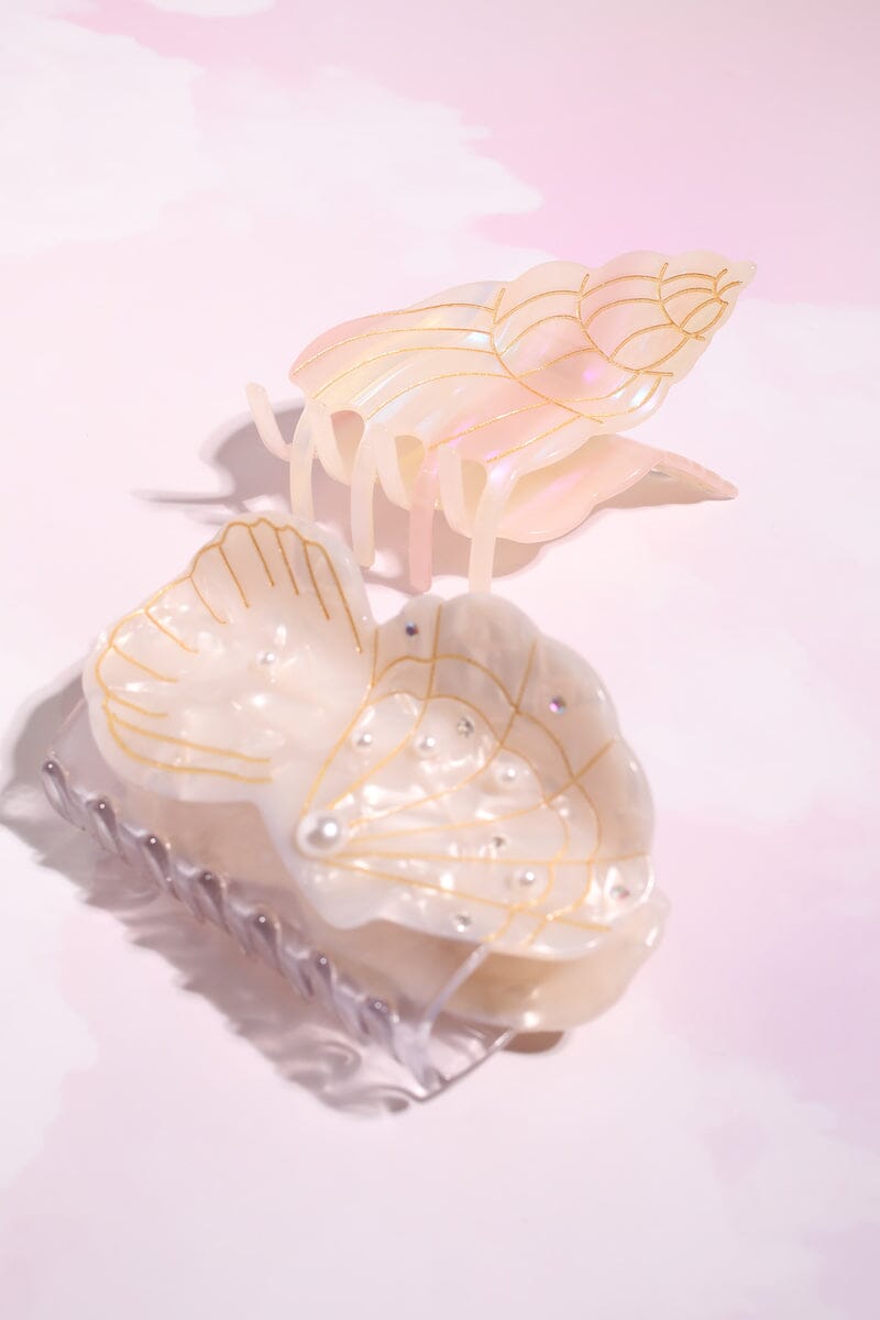 Jumbo Pearl Claw Clip Hair Accessory mure + grand