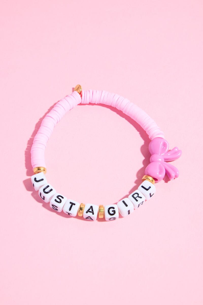Just A Girl Inspirational Beaded Bracelet Bracelet mure + grand