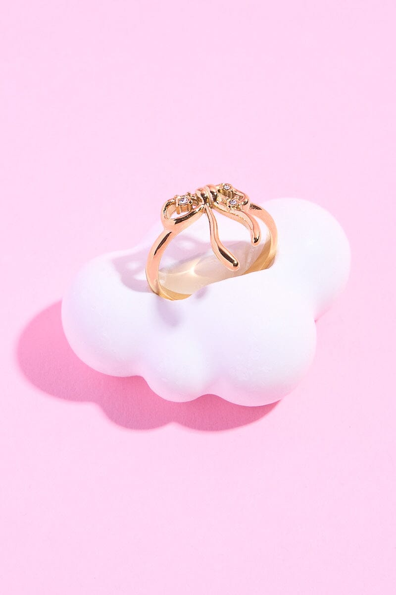 Lilou Bow Stacking Ring Rings mure + grand