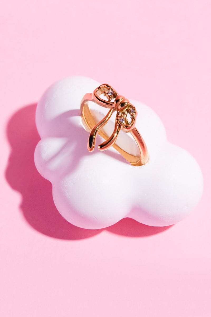Lilou Bow Stacking Ring Rings mure + grand