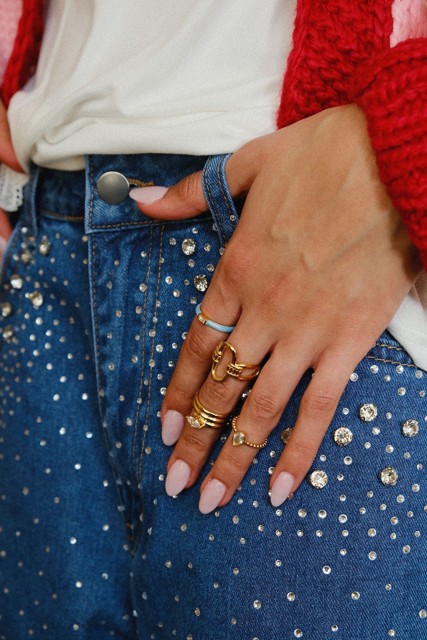 Linked Oval Stacking Ring Rings mure + grand