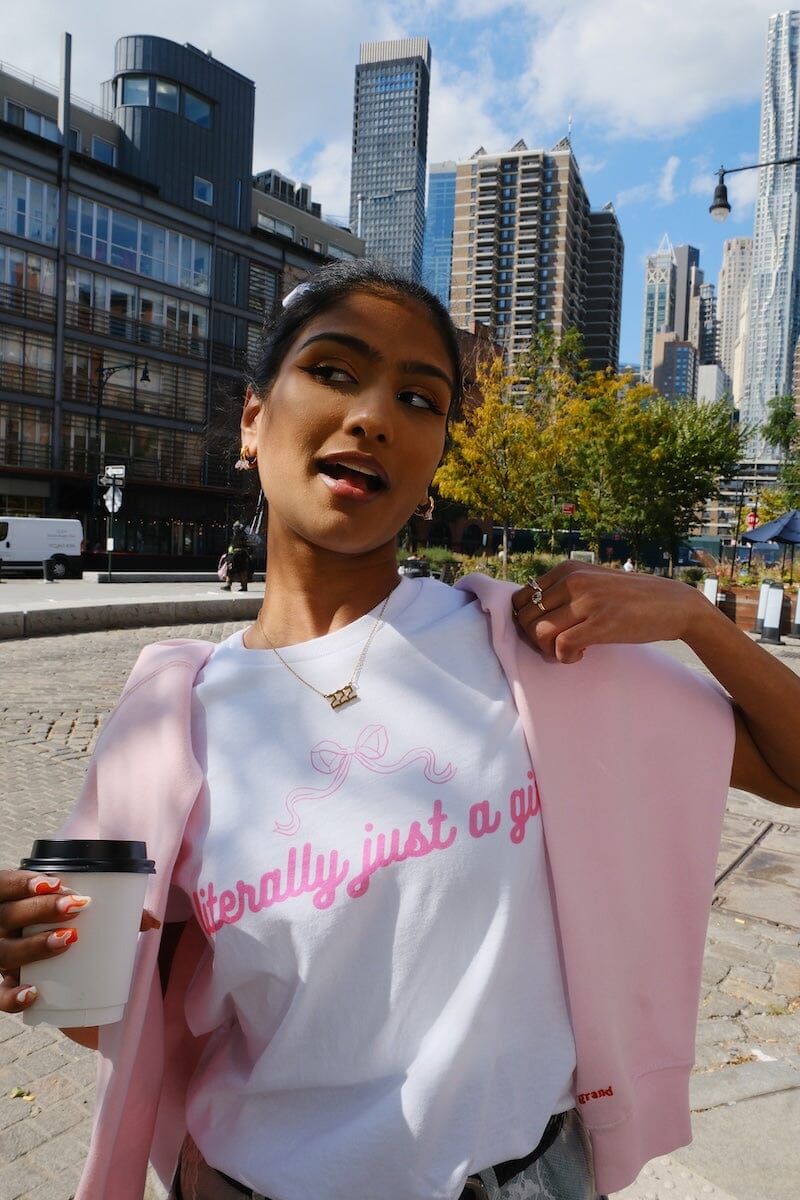 Literally Just A Girl Graphic T-Shirt t-shirt mure + grand
