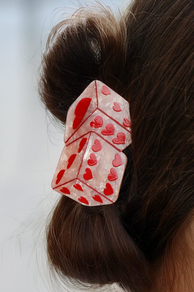 Luck of the Roll Claw Clip Hair Accessory mure + grand