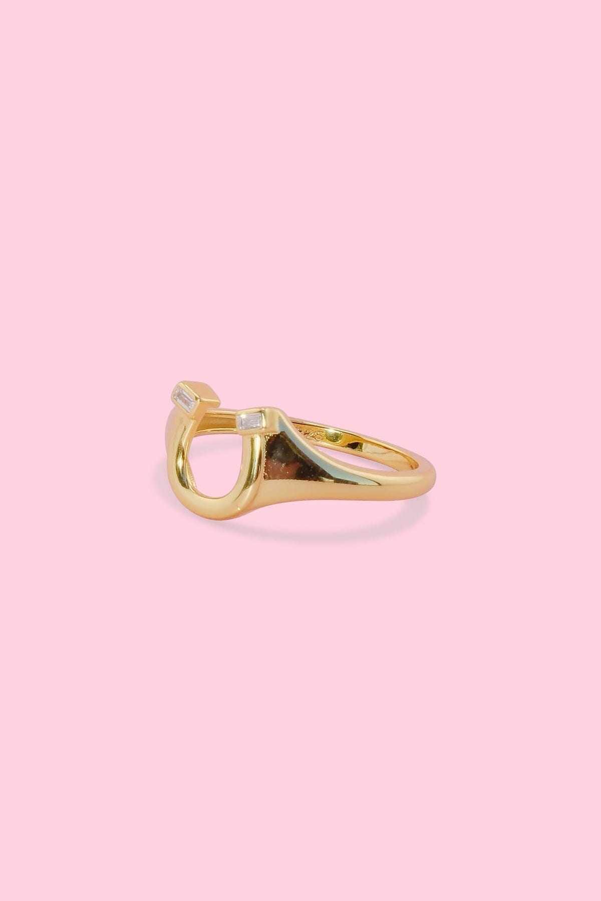 Lucky Horseshoe Sterling Silver Ring Rings mure + grand