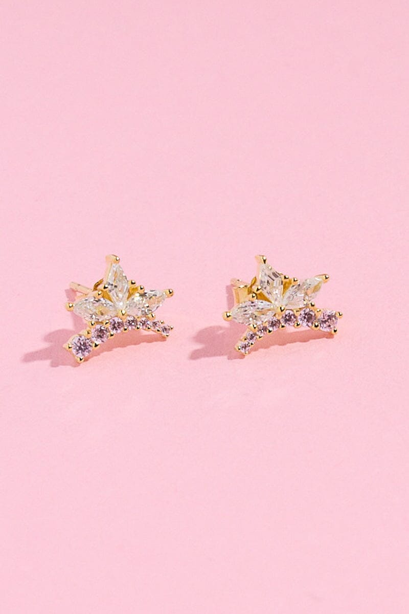 Majestic Gemstone Sterling Silver Stud Earring Earrings mure + grand