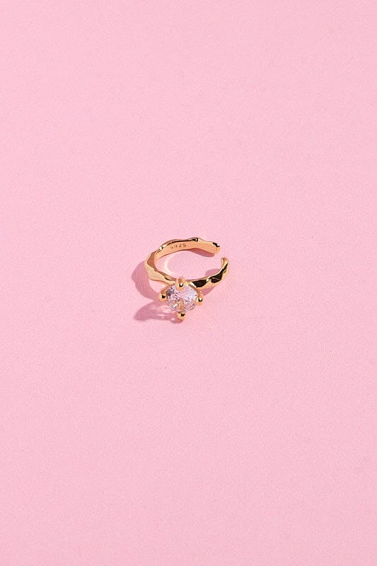 Marry me Sterling Silver Ear Cuff Earrings mure + grand Gold