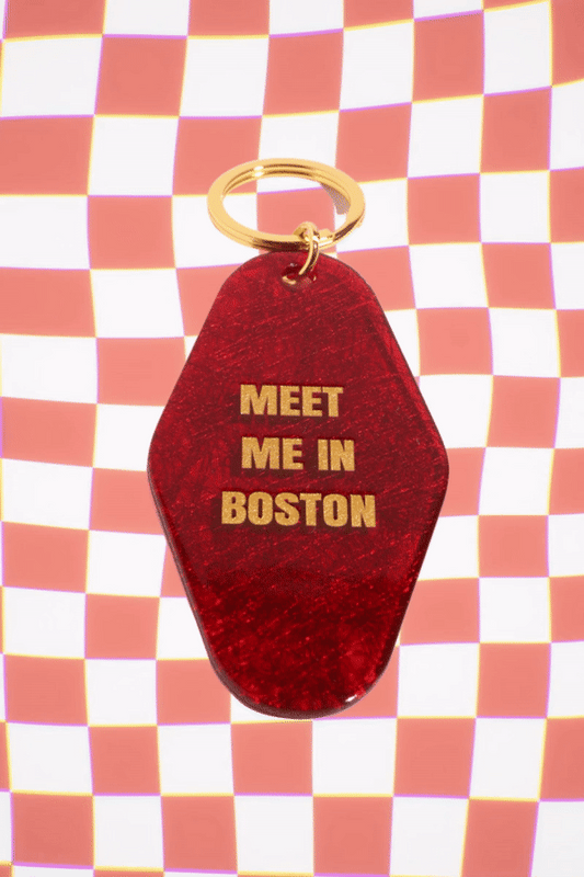 Meet Me in Boston Motel Keychain Keychain mure + grand