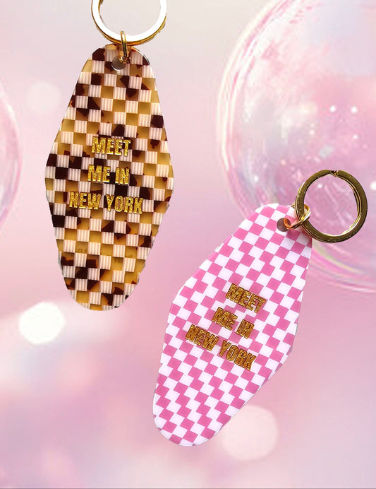 Meet Me in New York Motel Keychain Keychain mure + grand