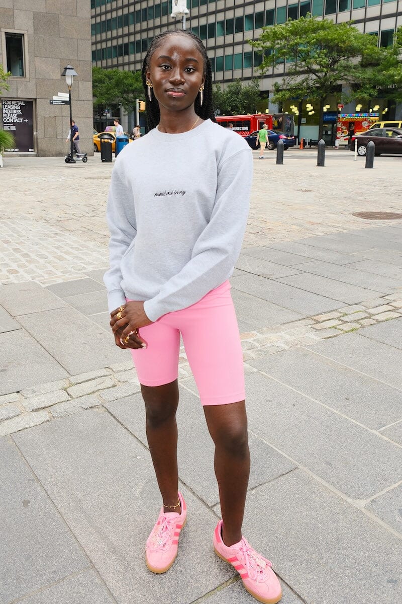 Meet Me in NY Embroidered Sweatshirt sweatshirt mure + grand
