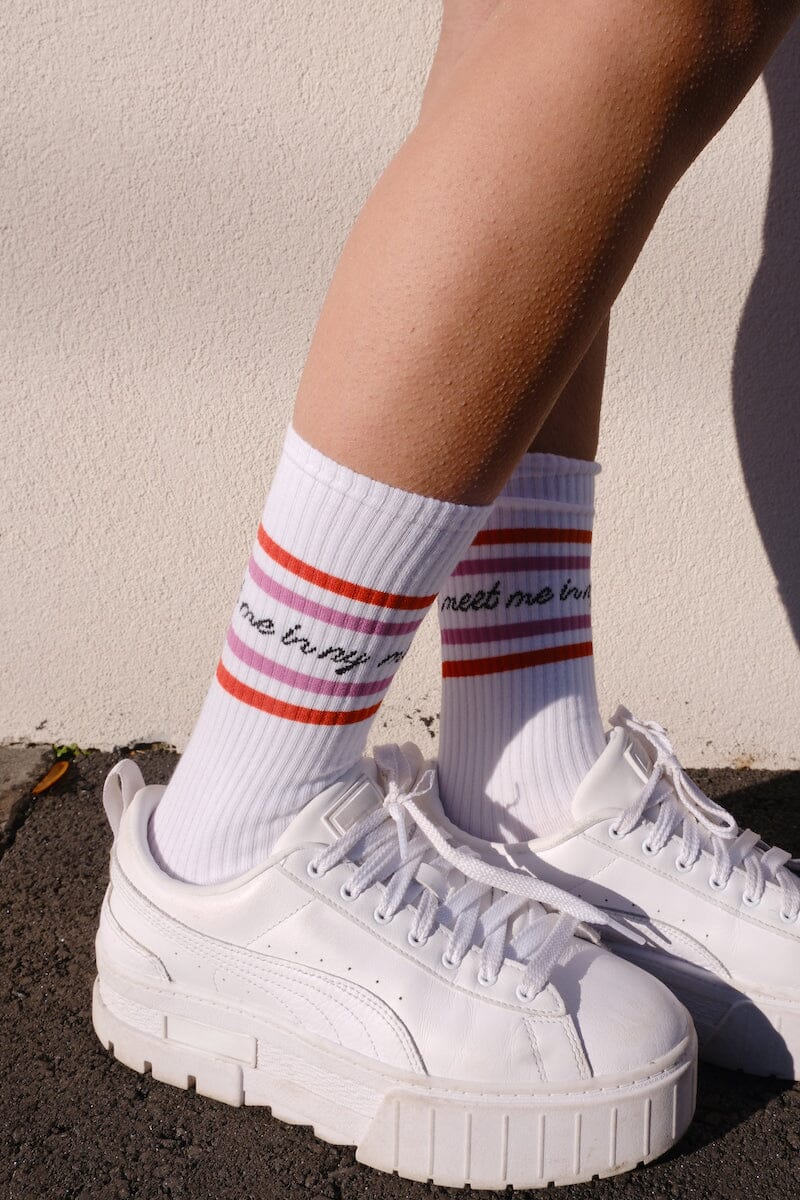 Meet Me In NY Tube Socks Socks mure + grand