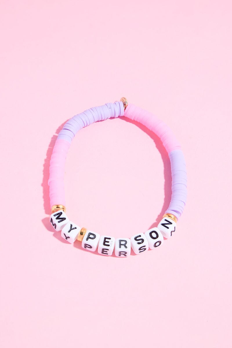 My Person Inspirational Beaded Bracelet Bracelet mure + grand