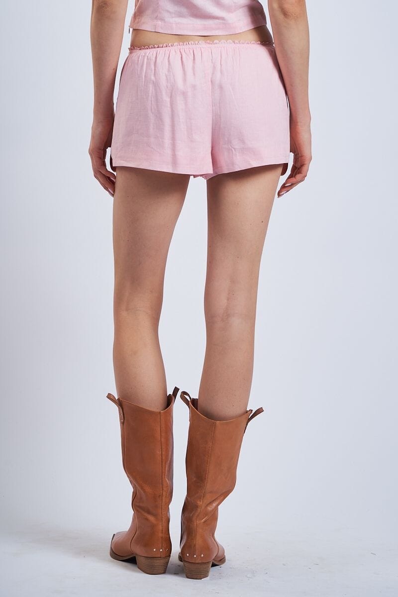 Natsu Elastic Waist Band Shorts Clothing Sky to Moon