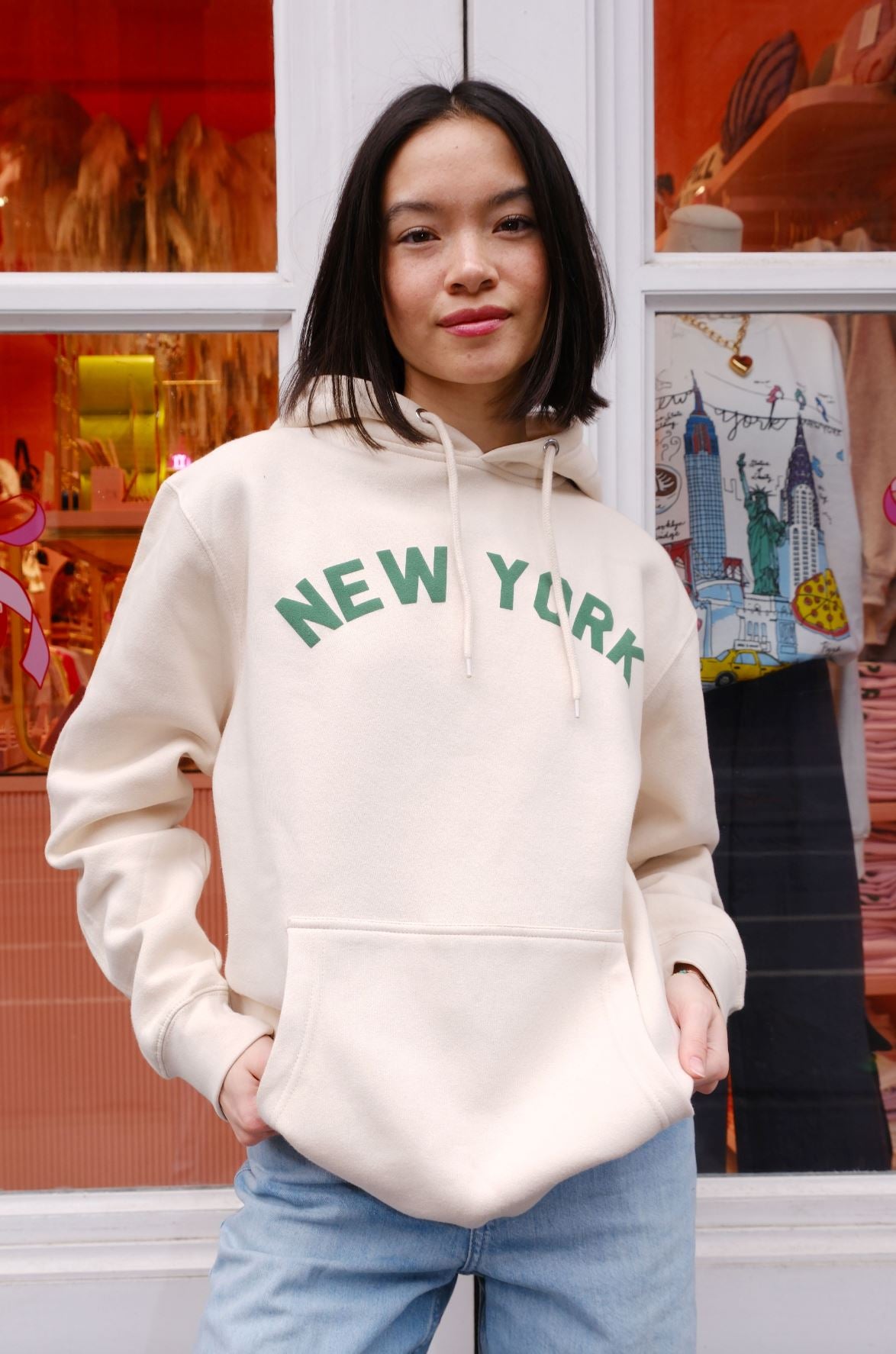 New York Puff Hoodie mure + grand