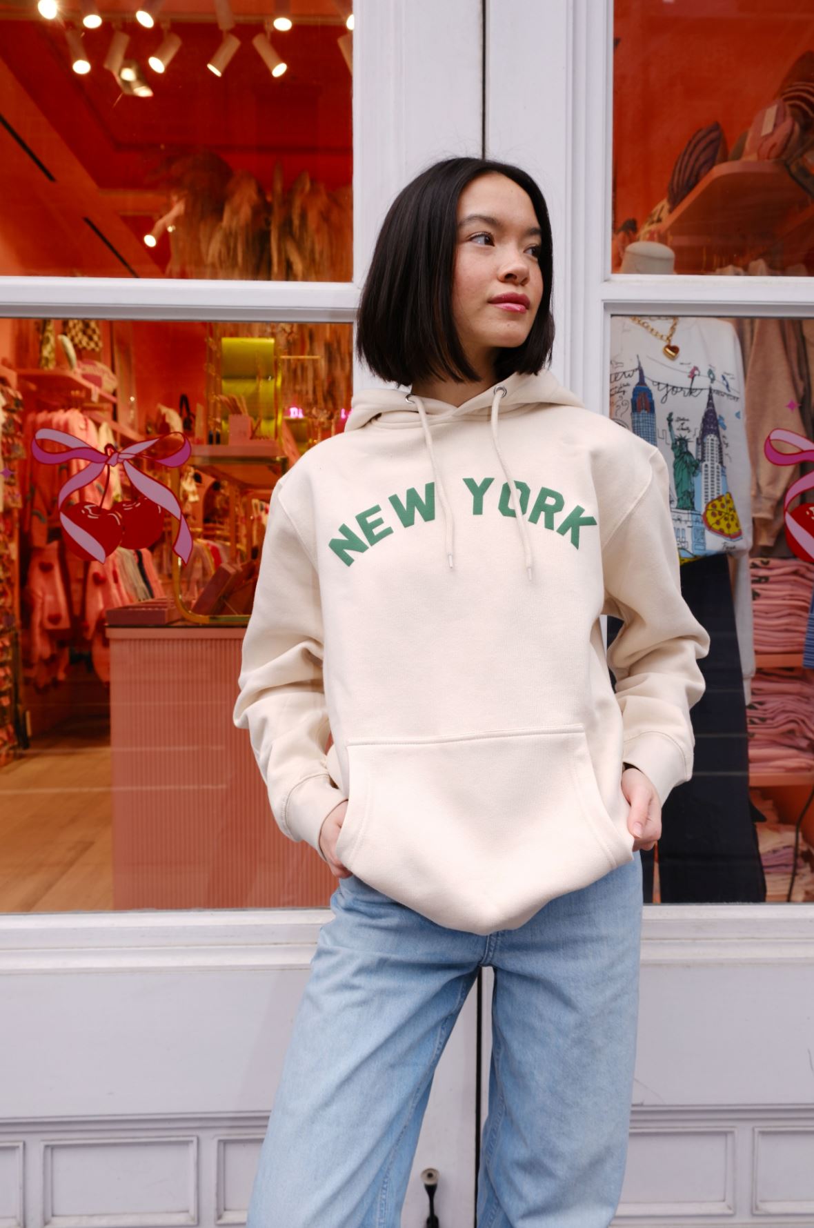 New York Puff Hoodie mure + grand