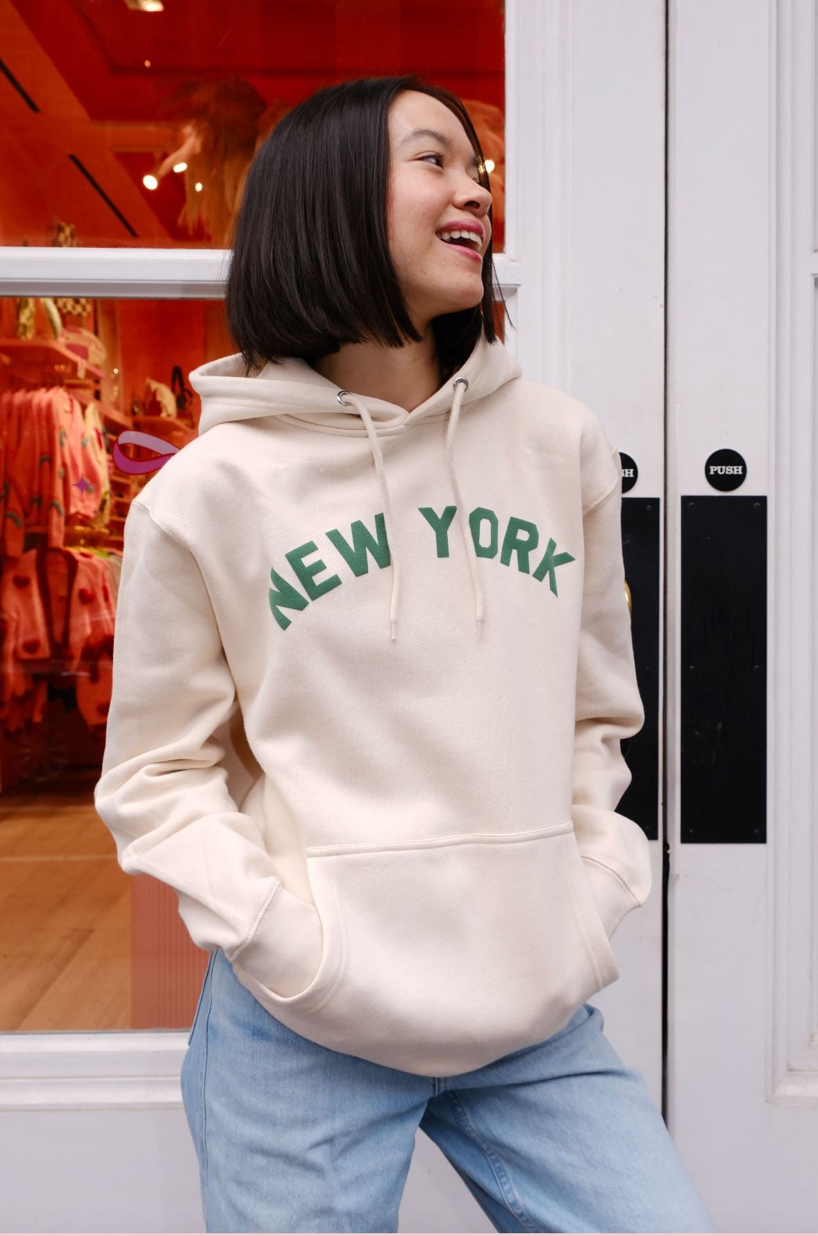New York Puff Hoodie mure + grand