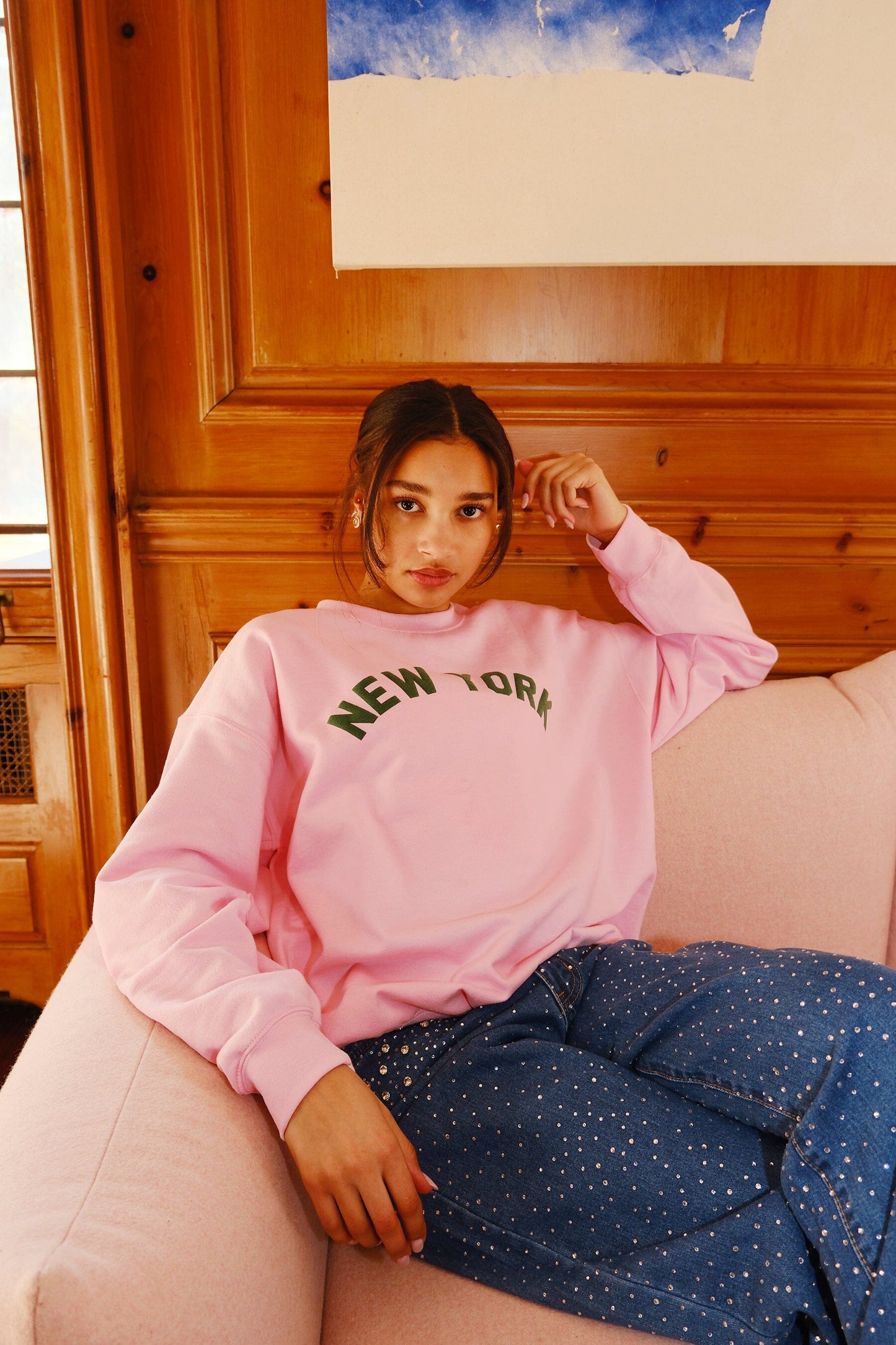 New York Puff Sweatshirt mure + grand