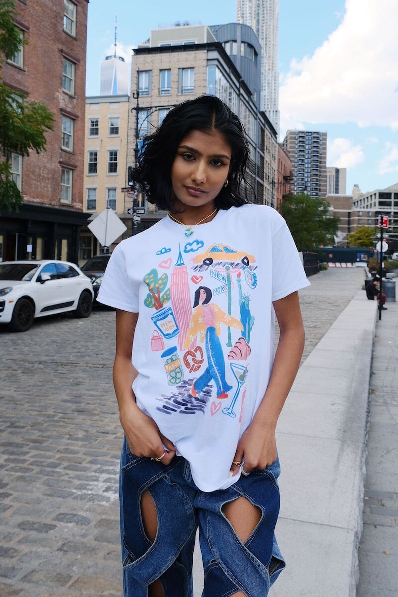 New York Sketchbook Graphic T-Shirt t-shirt mure + grand