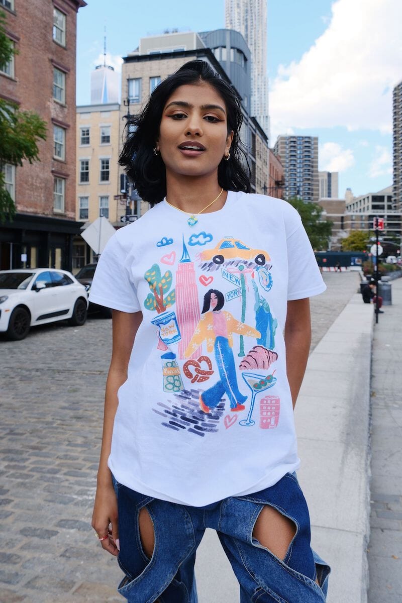 New York Sketchbook Graphic T-Shirt t-shirt mure + grand