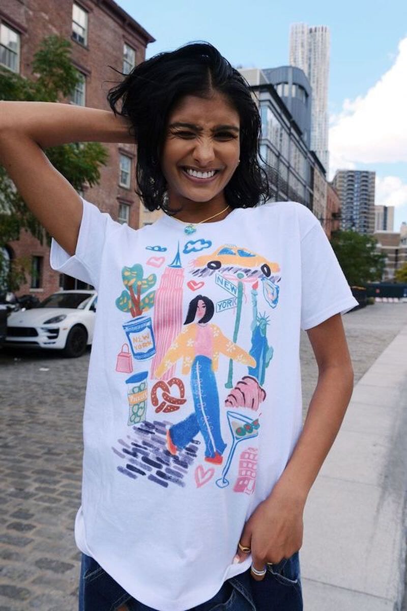 New York Sketchbook Graphic T-Shirt t-shirt mure + grand