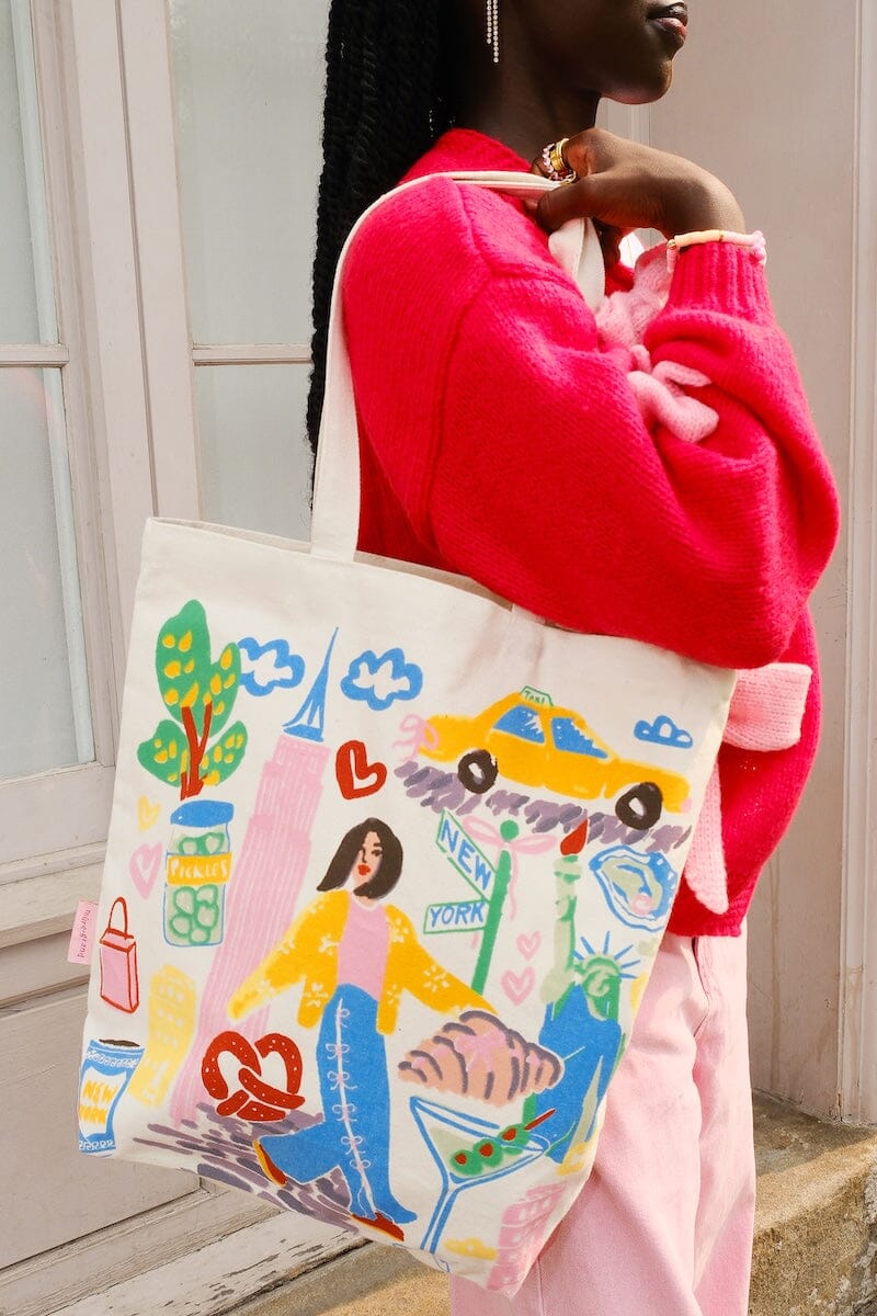 New York Sketchbook Tote Bag Canvas Tote Bag mure + grand