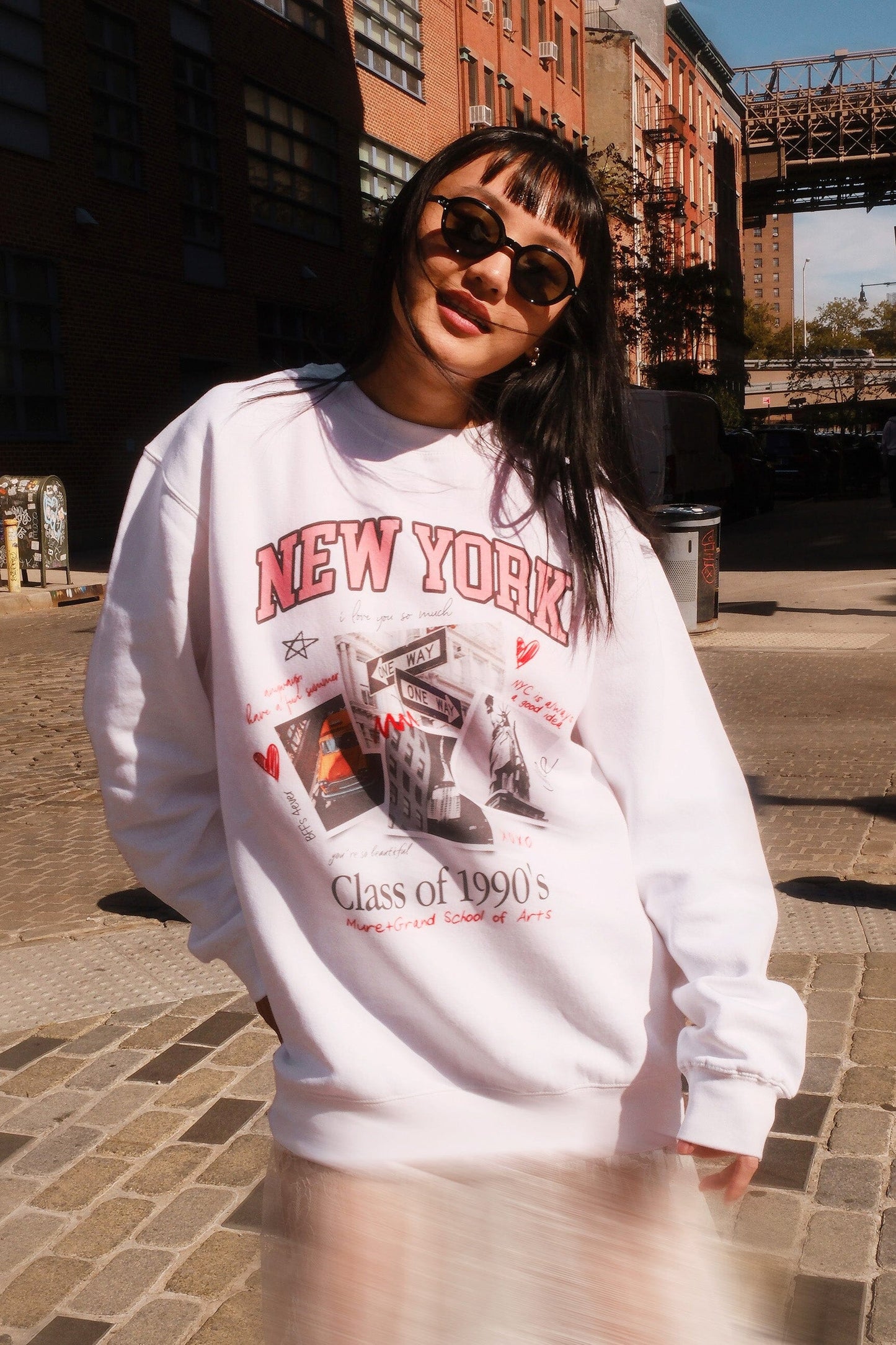 New York Yearbook Graphic Sweatshirt sweatshirt mure + grand