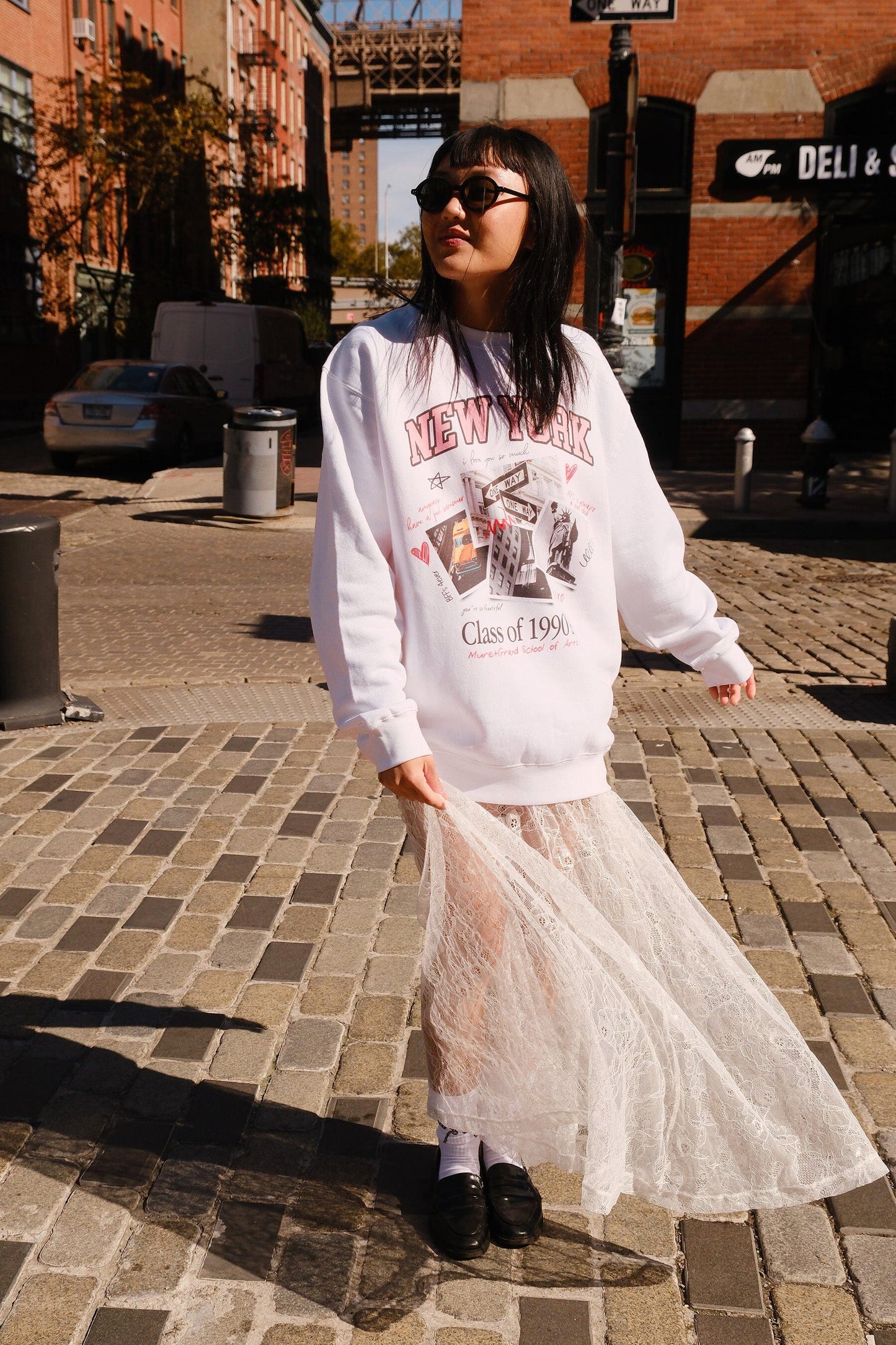 New York Yearbook Graphic Sweatshirt sweatshirt mure + grand