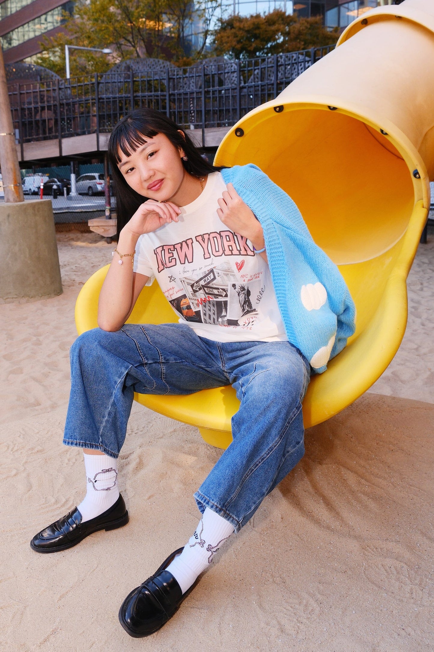 New York Yearbook Graphic T-shirt t-shirt mure + grand