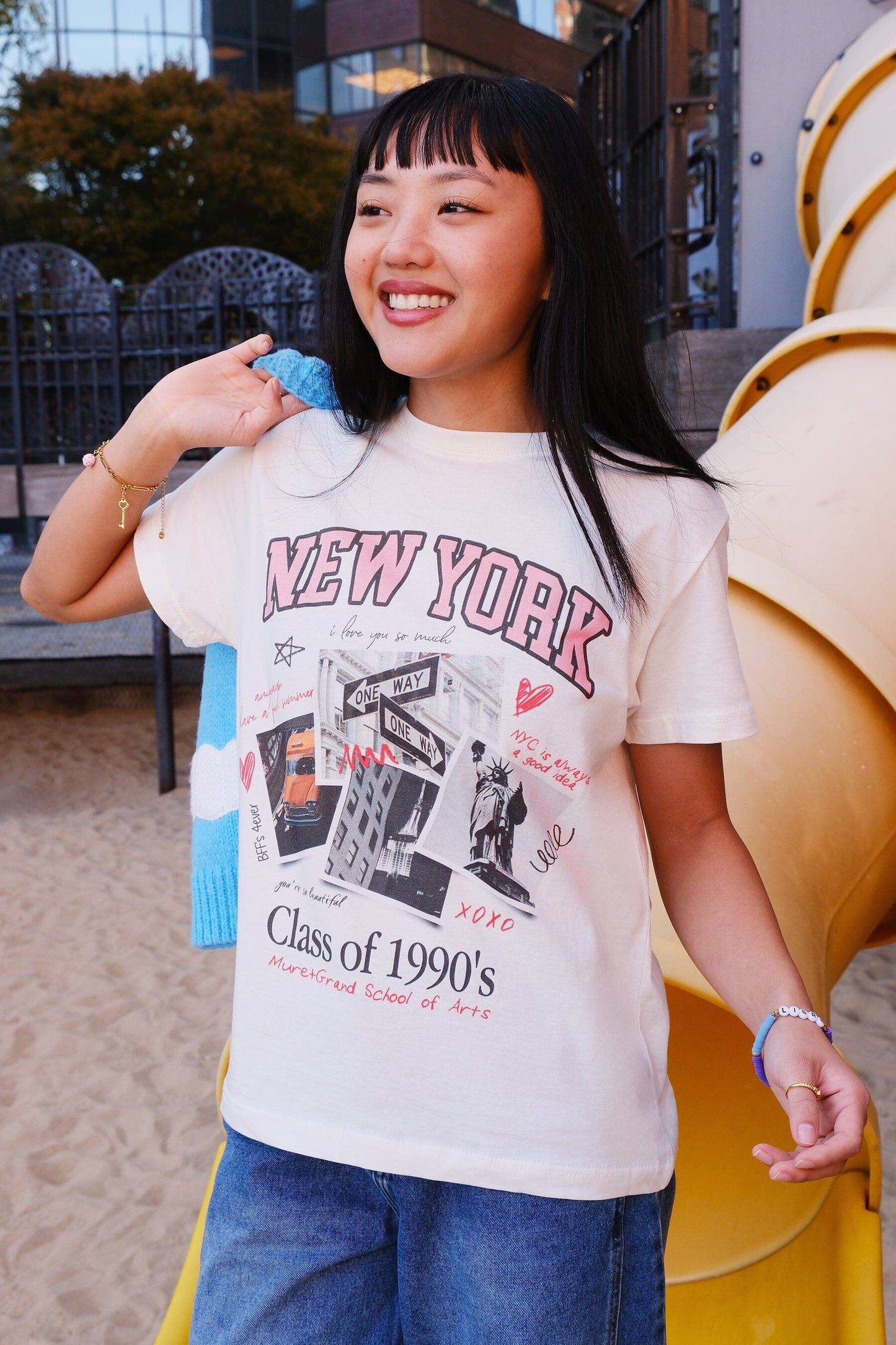 New York Yearbook Graphic T-shirt t-shirt mure + grand