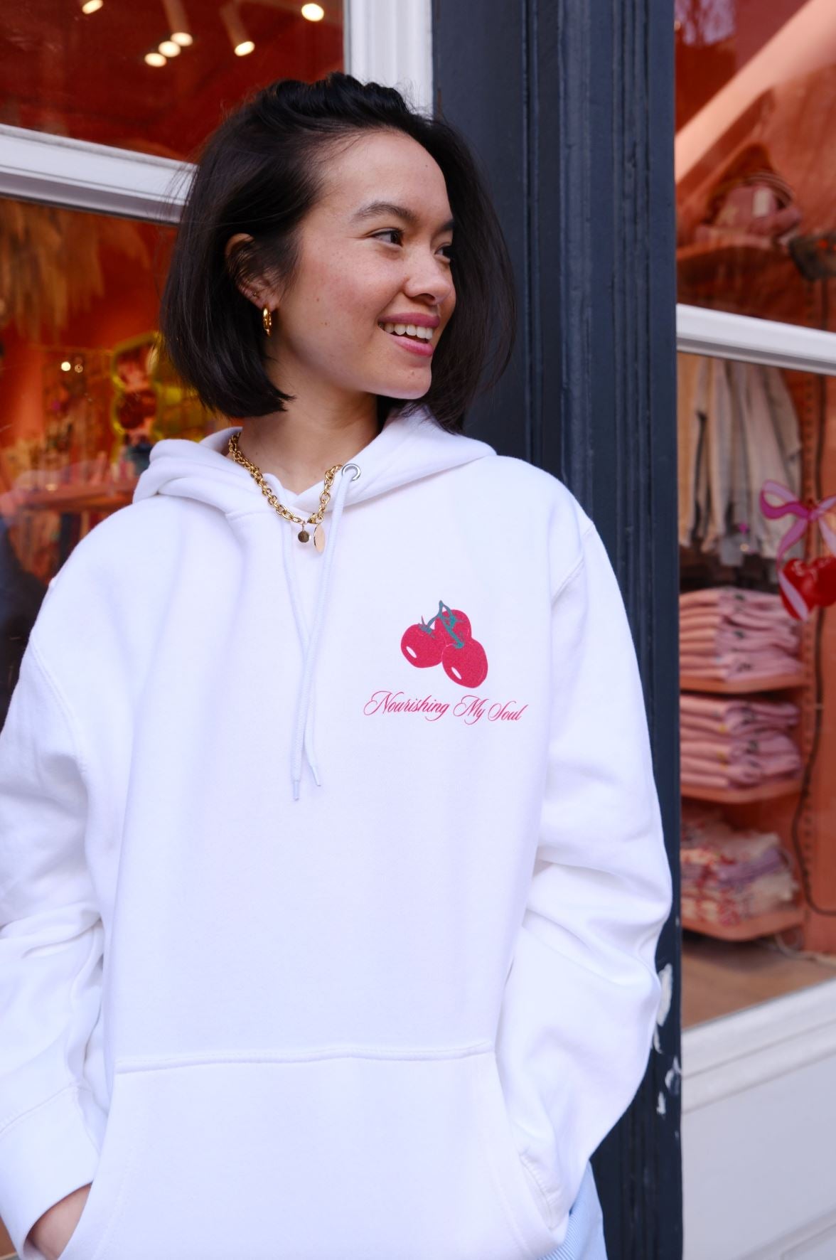 Nourishing My Soul Graphic Hoodie Hoodie mure + grand