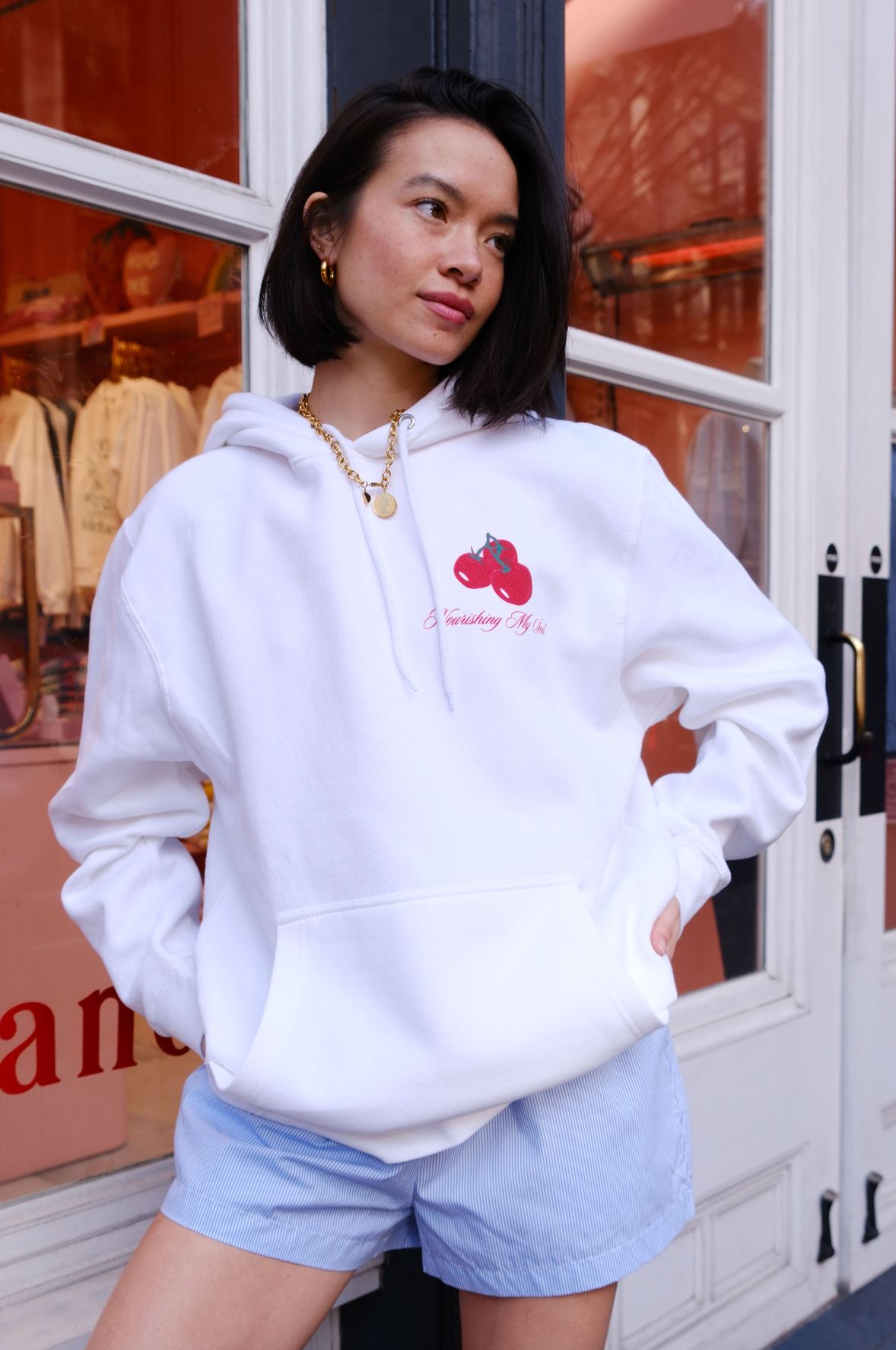 Nourishing My Soul Graphic Hoodie Hoodie mure + grand
