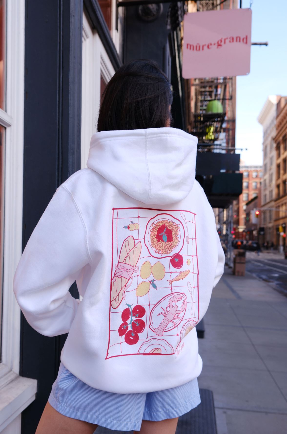 Nourishing My Soul Graphic Hoodie Hoodie mure + grand