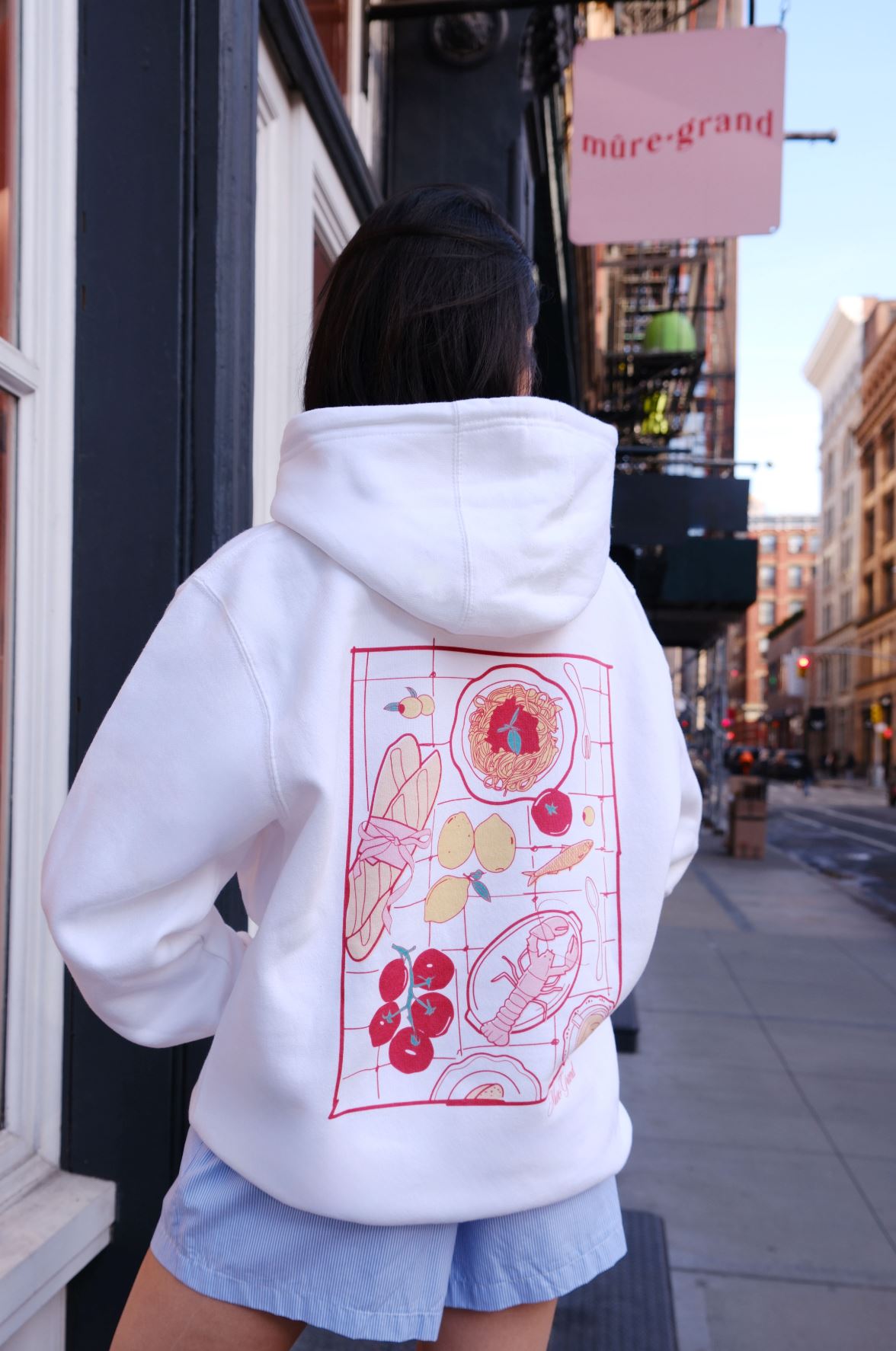 Nourishing My Soul Graphic Hoodie Hoodie mure + grand 