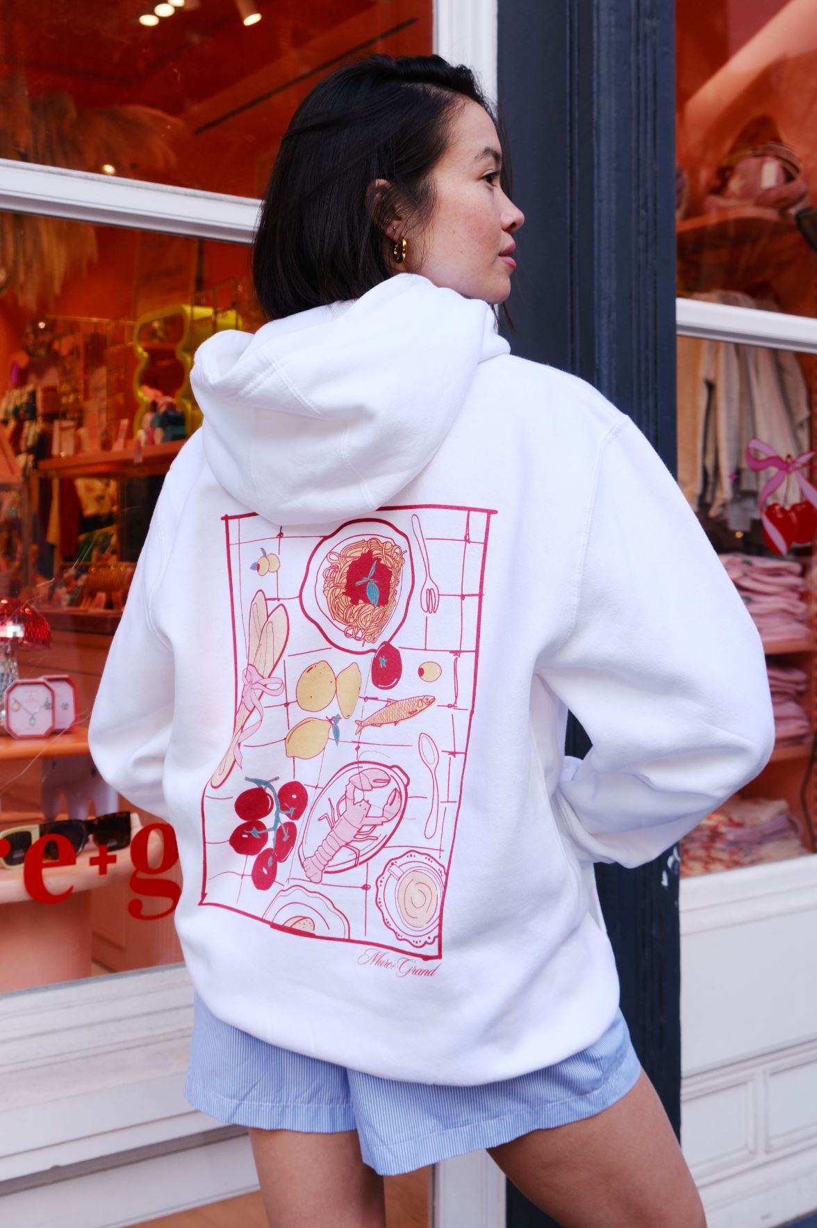 Nourishing My Soul Graphic Hoodie Hoodie mure + grand