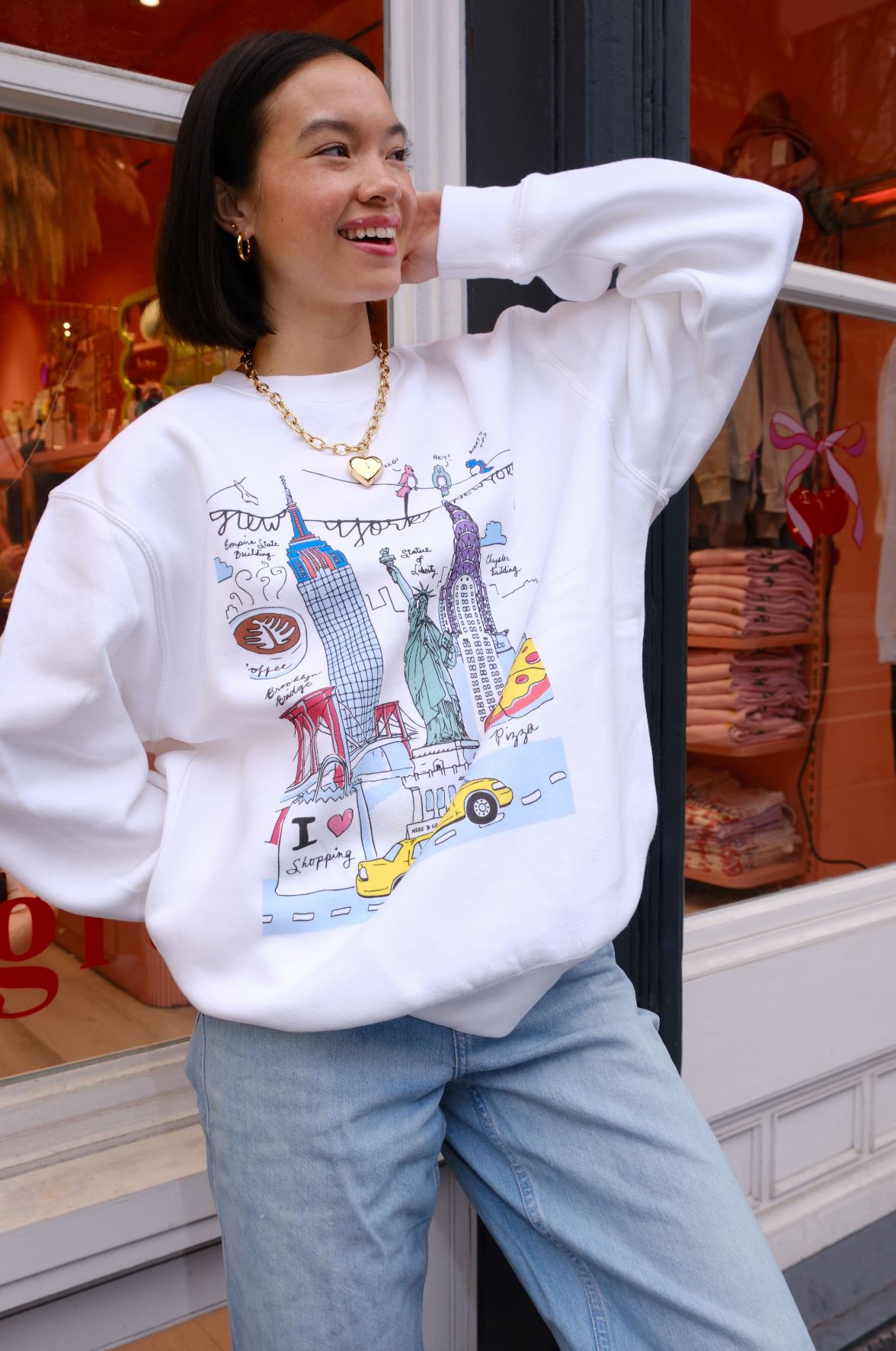 NY Illustration Sweatshirt sweatshirt mure + grand