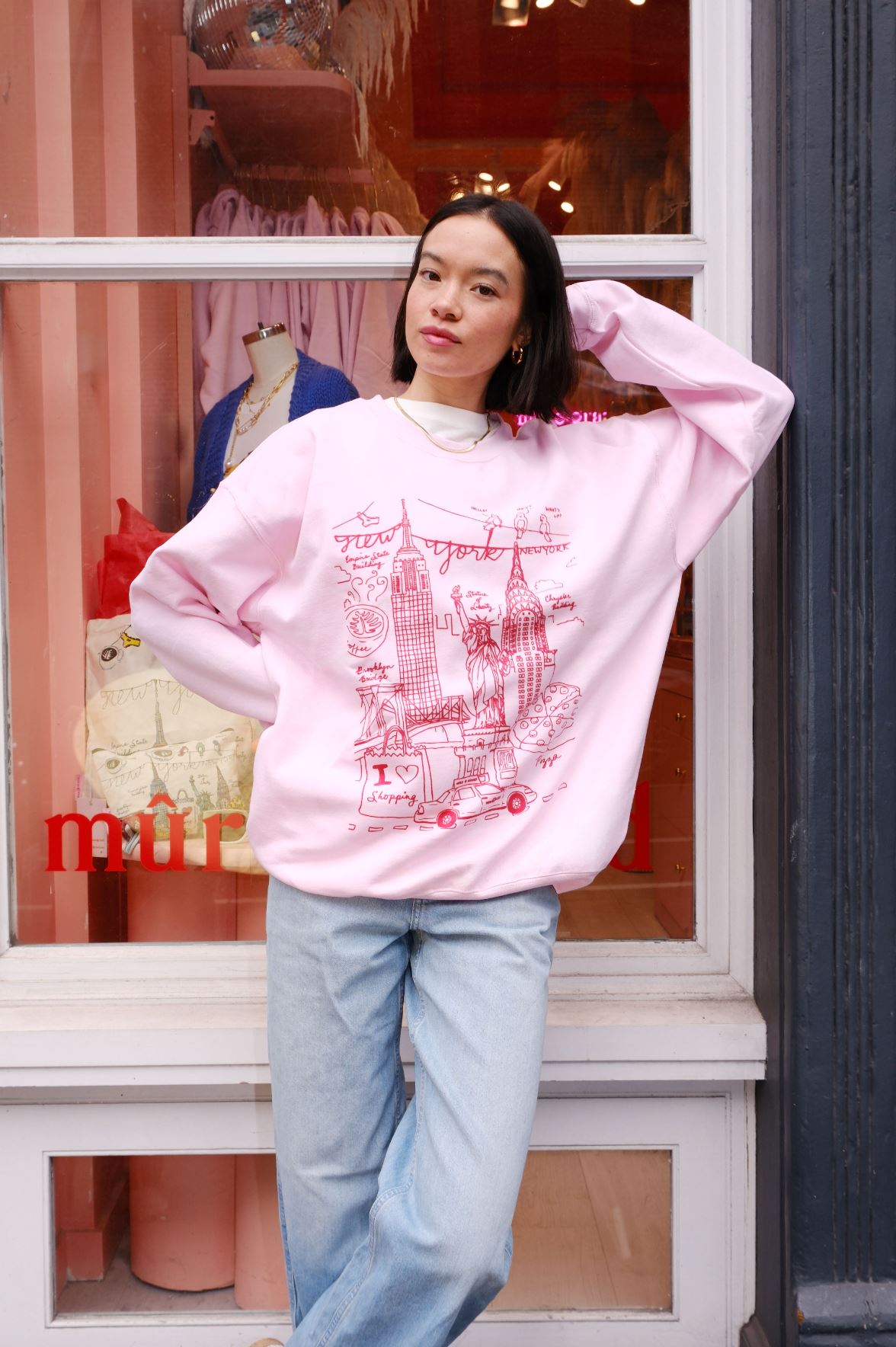 NY Illustration Sweatshirt sweatshirt mure + grand