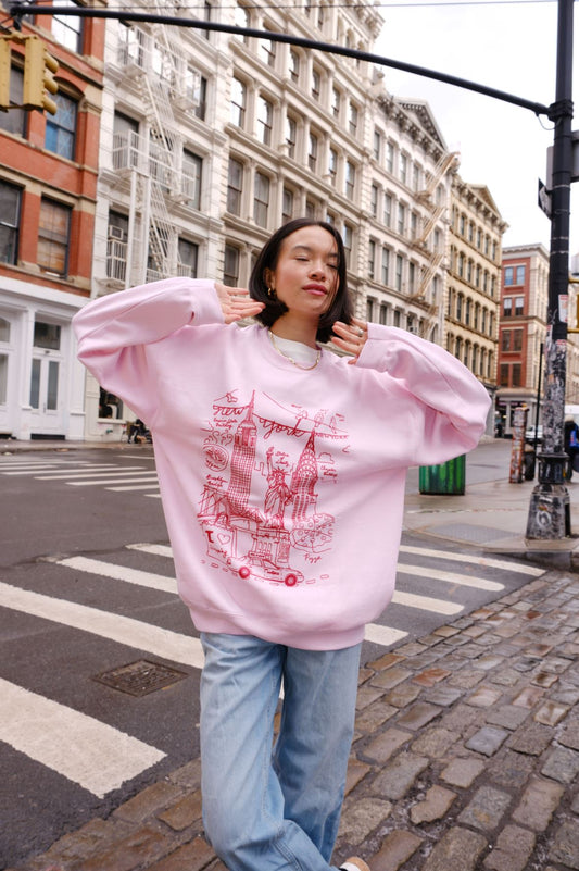 NY Illustration Sweatshirt sweatshirt mure + grand