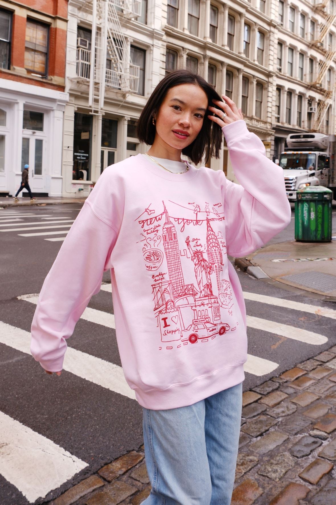 NY Illustration Sweatshirt sweatshirt mure + grand