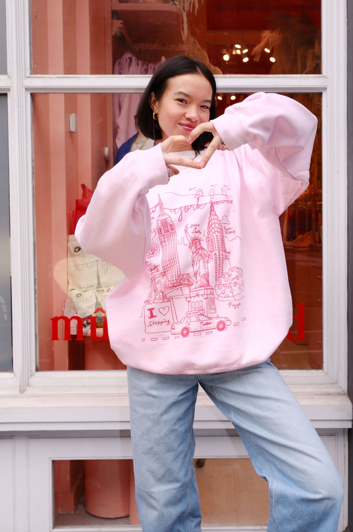 NY Illustration Sweatshirt sweatshirt mure + grand