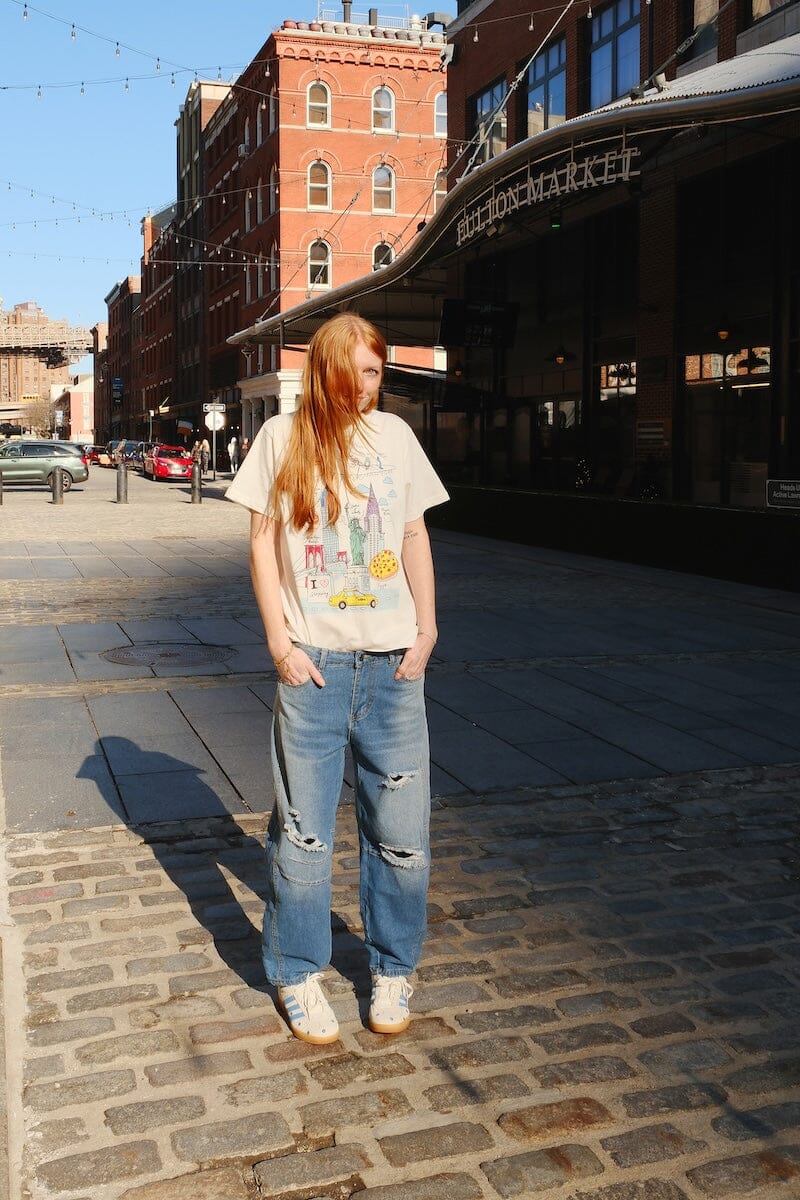 NY Illustration T-shirt t-shirt mure + grand