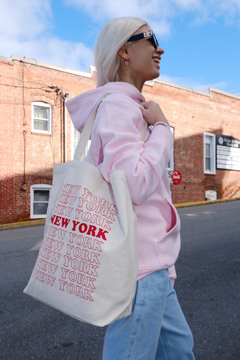 NY Thank You Tote Bag Canvas Tote Bag mure + grand