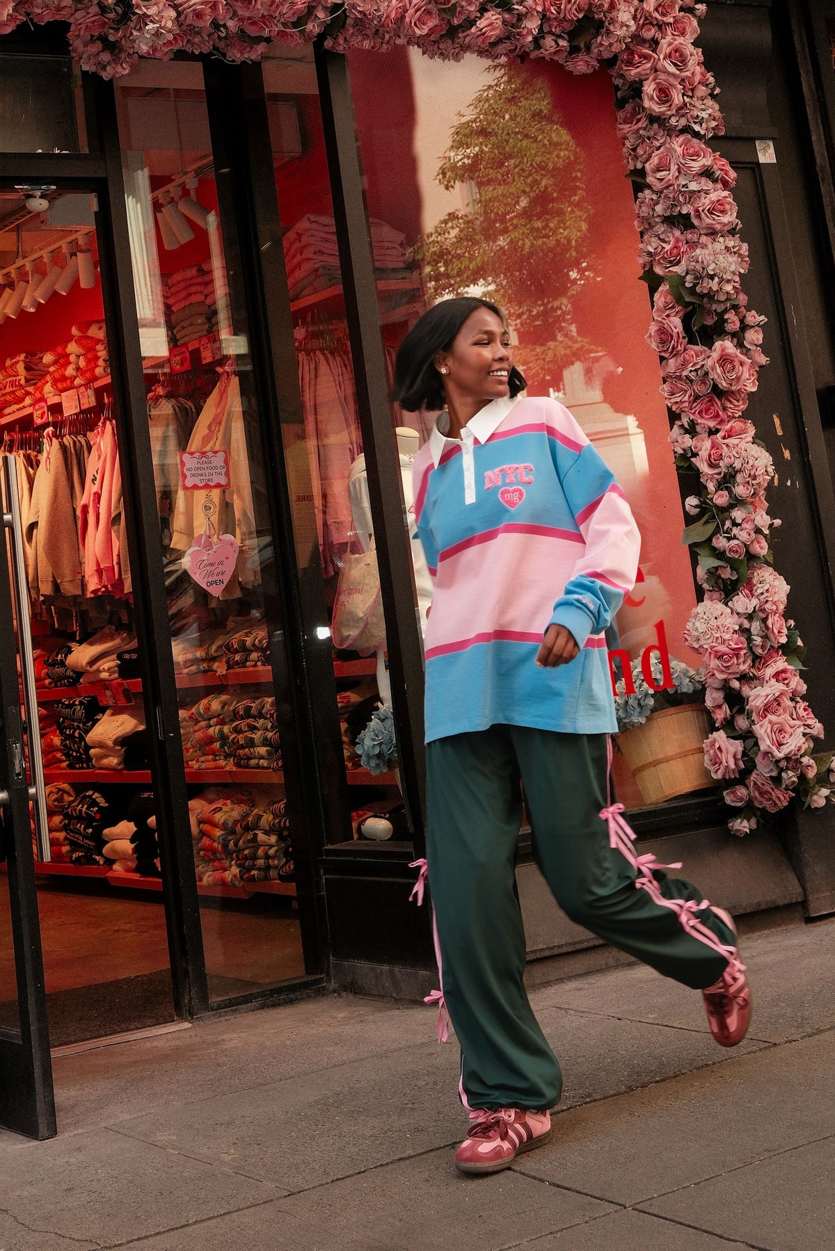 NYC Emerald Track Pants Clothing mure + grand