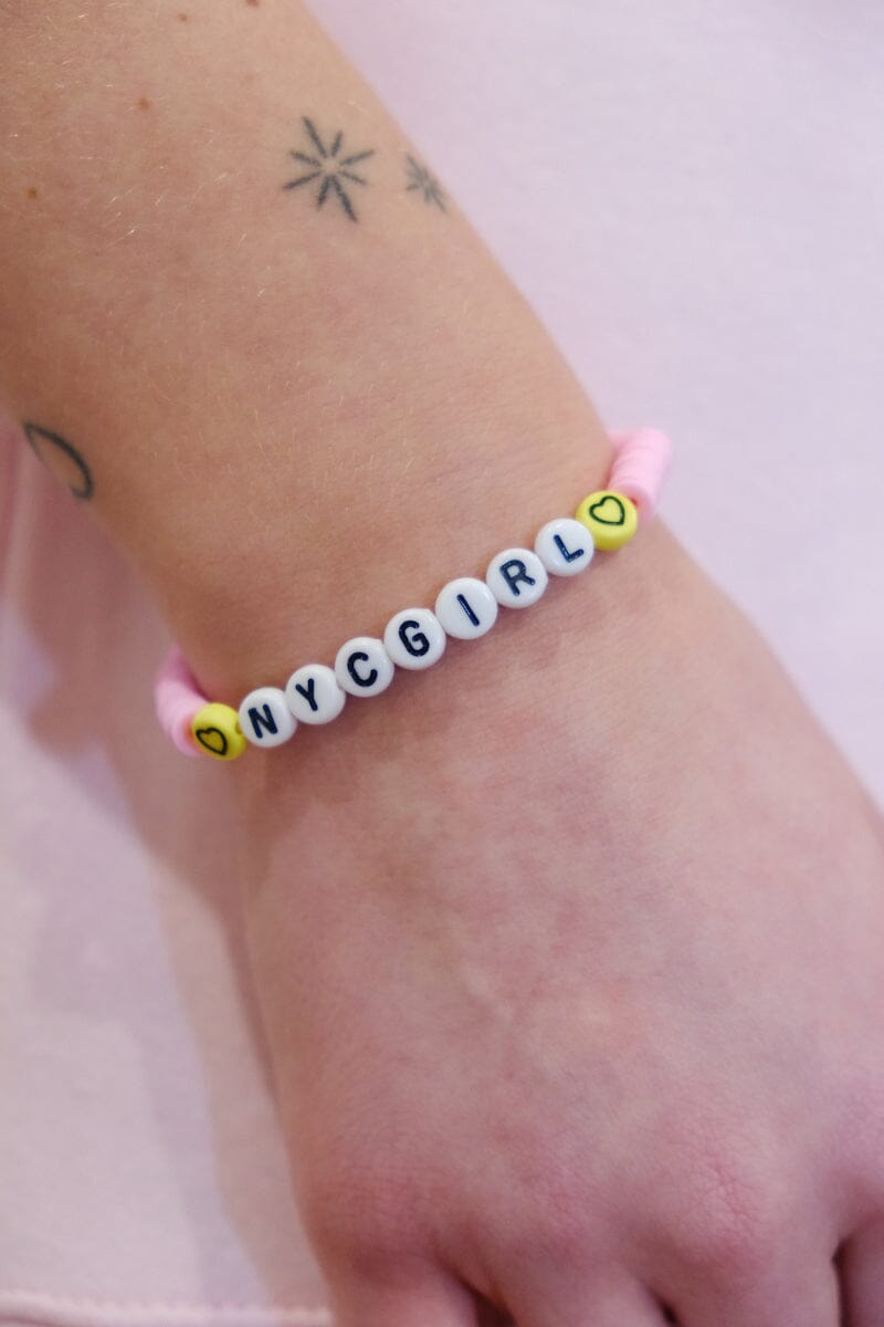 NYC Girl Inspirational Beaded Bracelet Bracelet mure + grand