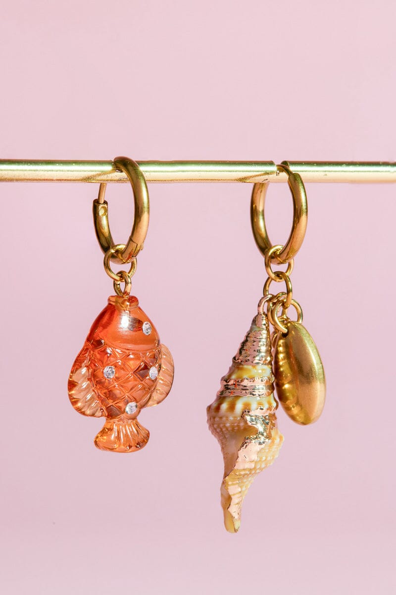 Ocean Gift Charm Dangle Earrings Earrings mure + grand