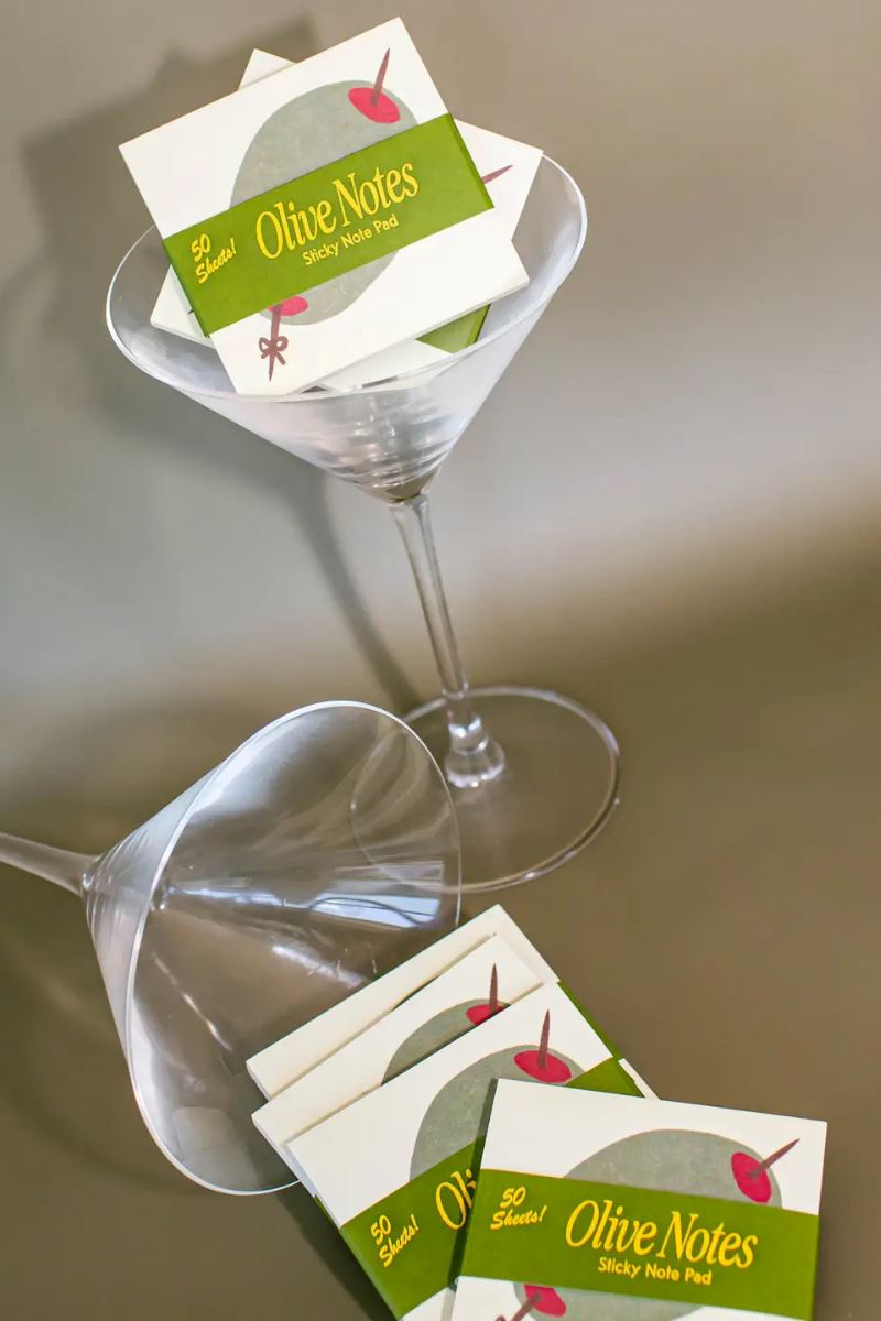 Olive Sticky Note Pad Note Pad Mel Andrel