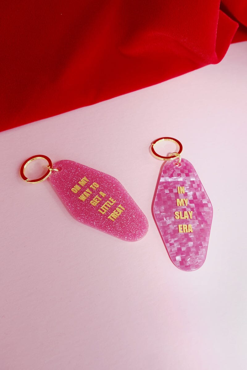 On My Way to Get a Little Treat Motel Keychain Keychain mure + grand