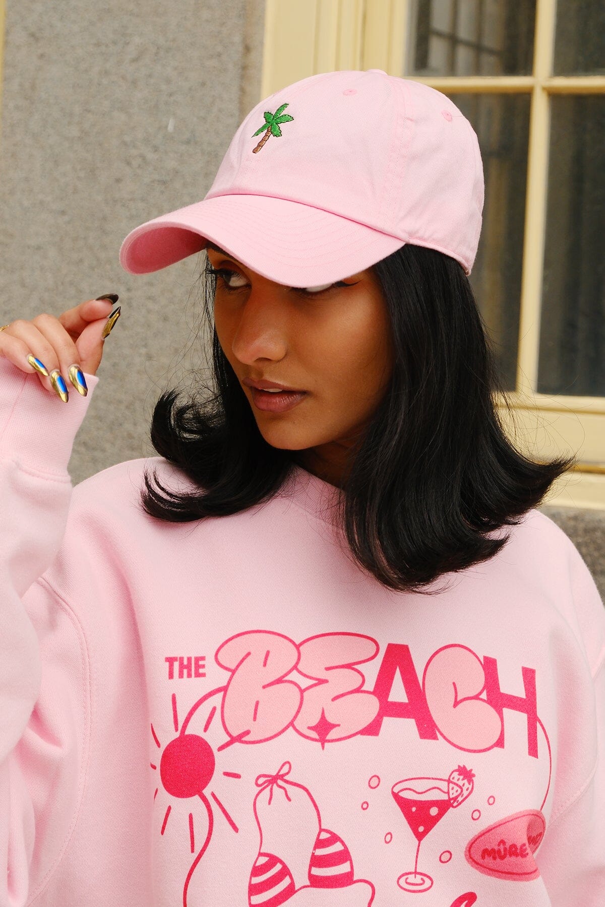 Palm Embroidered Dad Hat Hats mure + grand