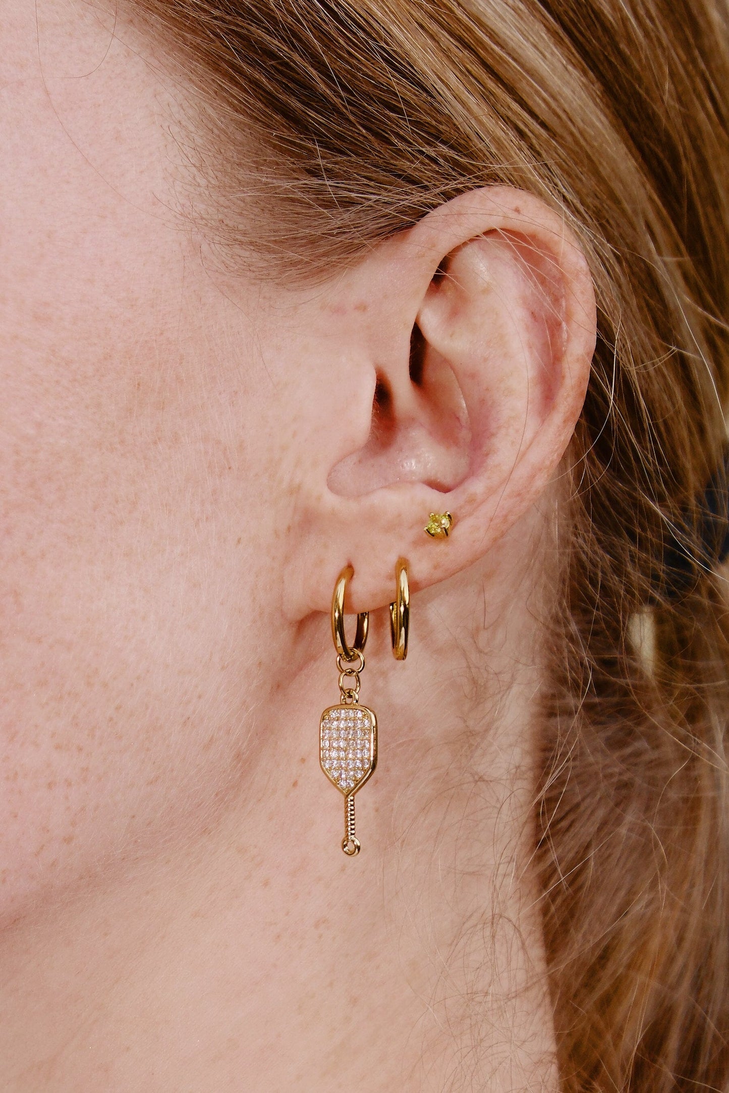 Pickleball Paddle Charm Dangle Earrings Earrings mure + grand