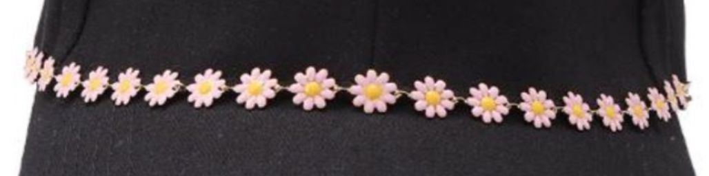 Pink Daisy Hat Charms Hat Charm mure + grand