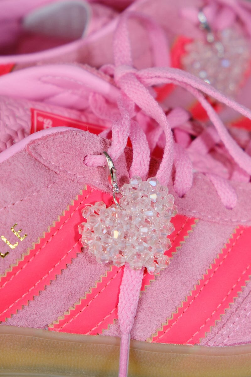 Pinky Heart Shoe Charm Shoe Accessories mure + grand